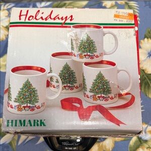 Himark Festive Christmas Tree Mugs Set